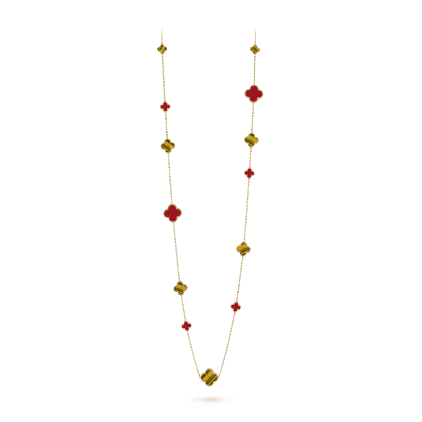 Van Cleef & Arpels Magic Alhambra long necklace, 16 motifs