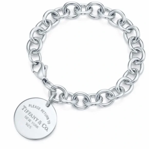 Tiffany & Co. Return to  Round Tag Bracelet