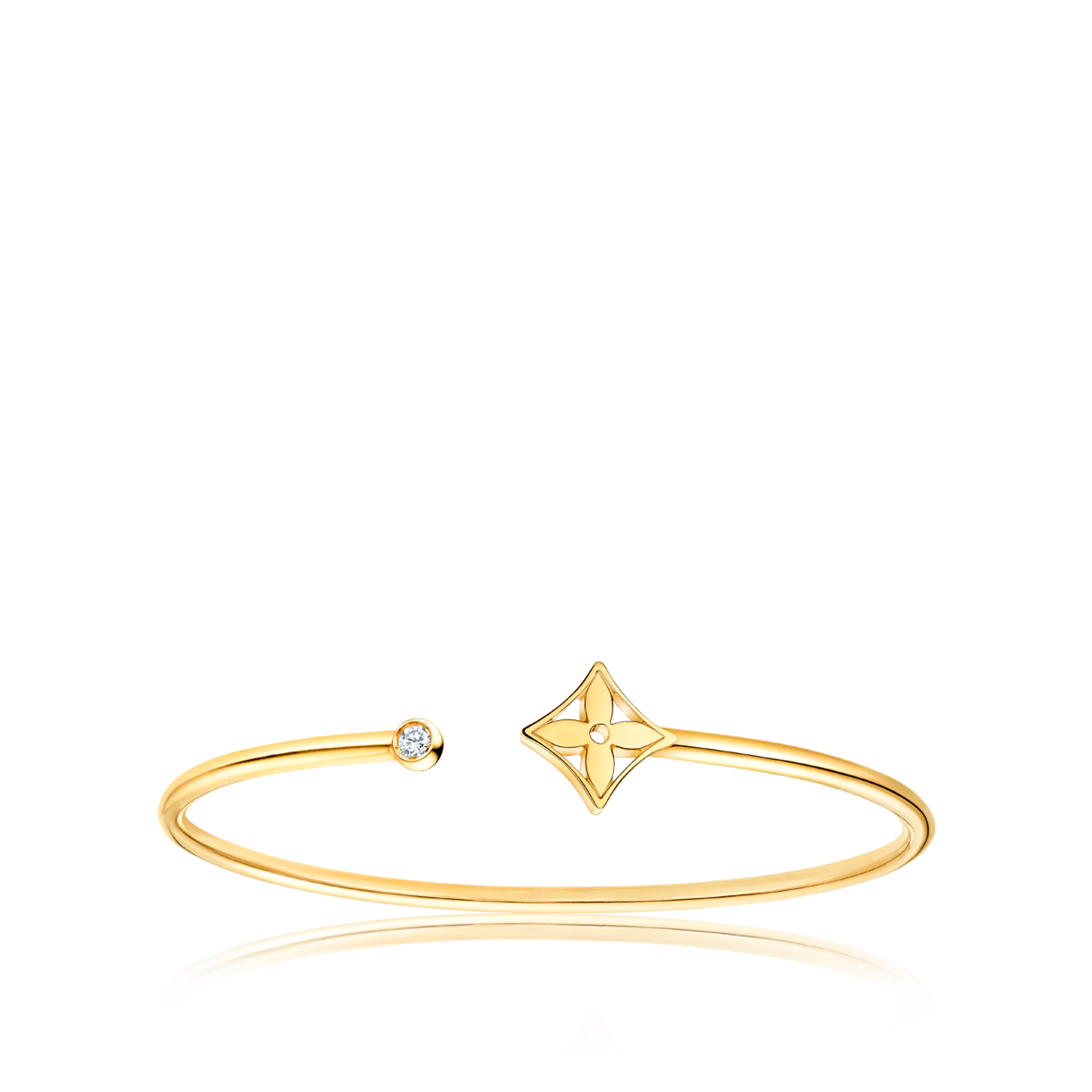 Louis Vuitton Idylle Blossom Twist Bracelet, Yellow Gold