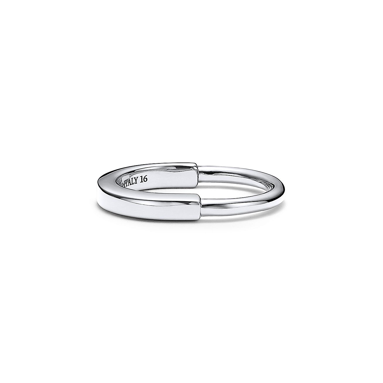 Tiffany & Co. Lock Ring in White Gold