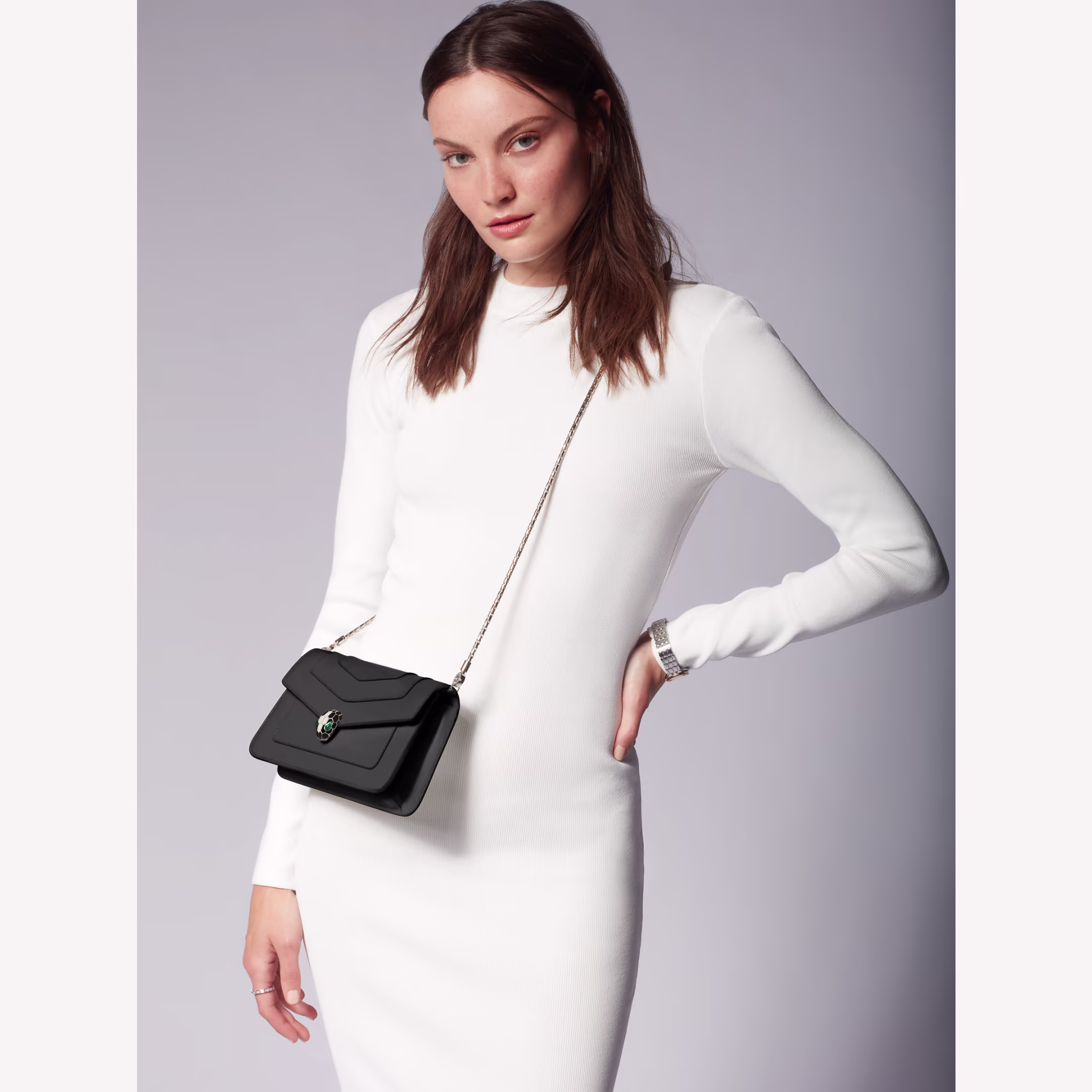 Bulgari Serpenti Forever Chain Wallet