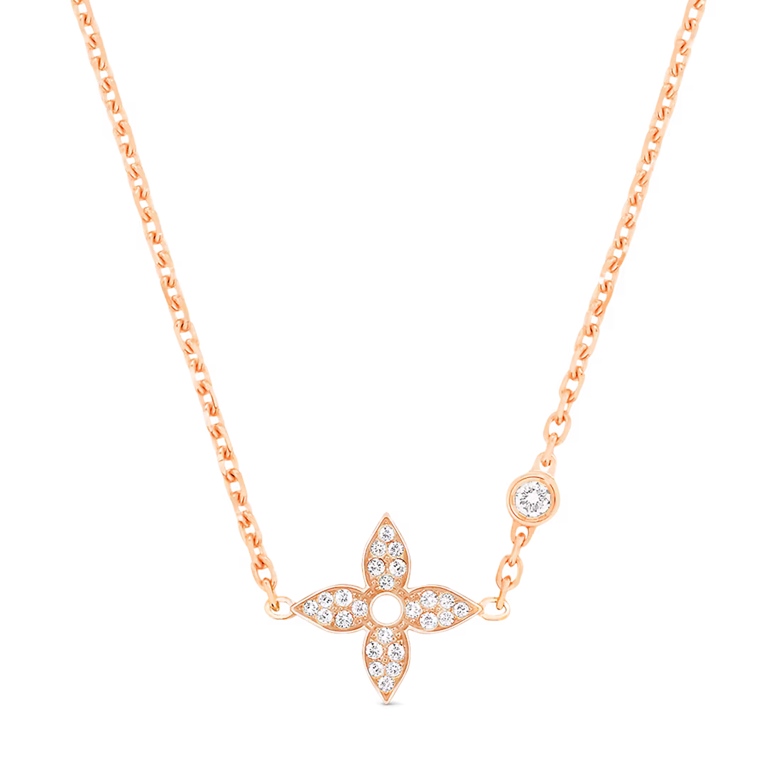 Louis Vuitton Idylle Blossom Pendant, Pink Gold And Diamonds Q93871