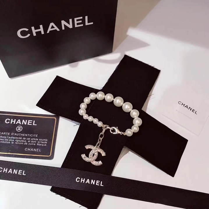 Pearl Double C Pearl Bracelet