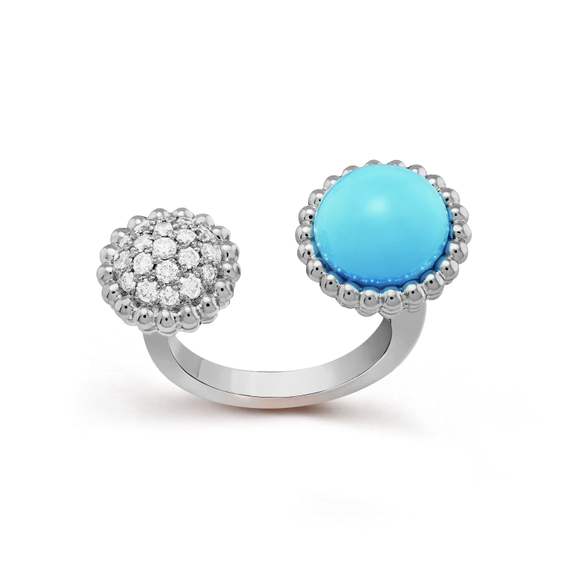 Van Cleef & Arpels Perlee couleurs Between the Finger ring