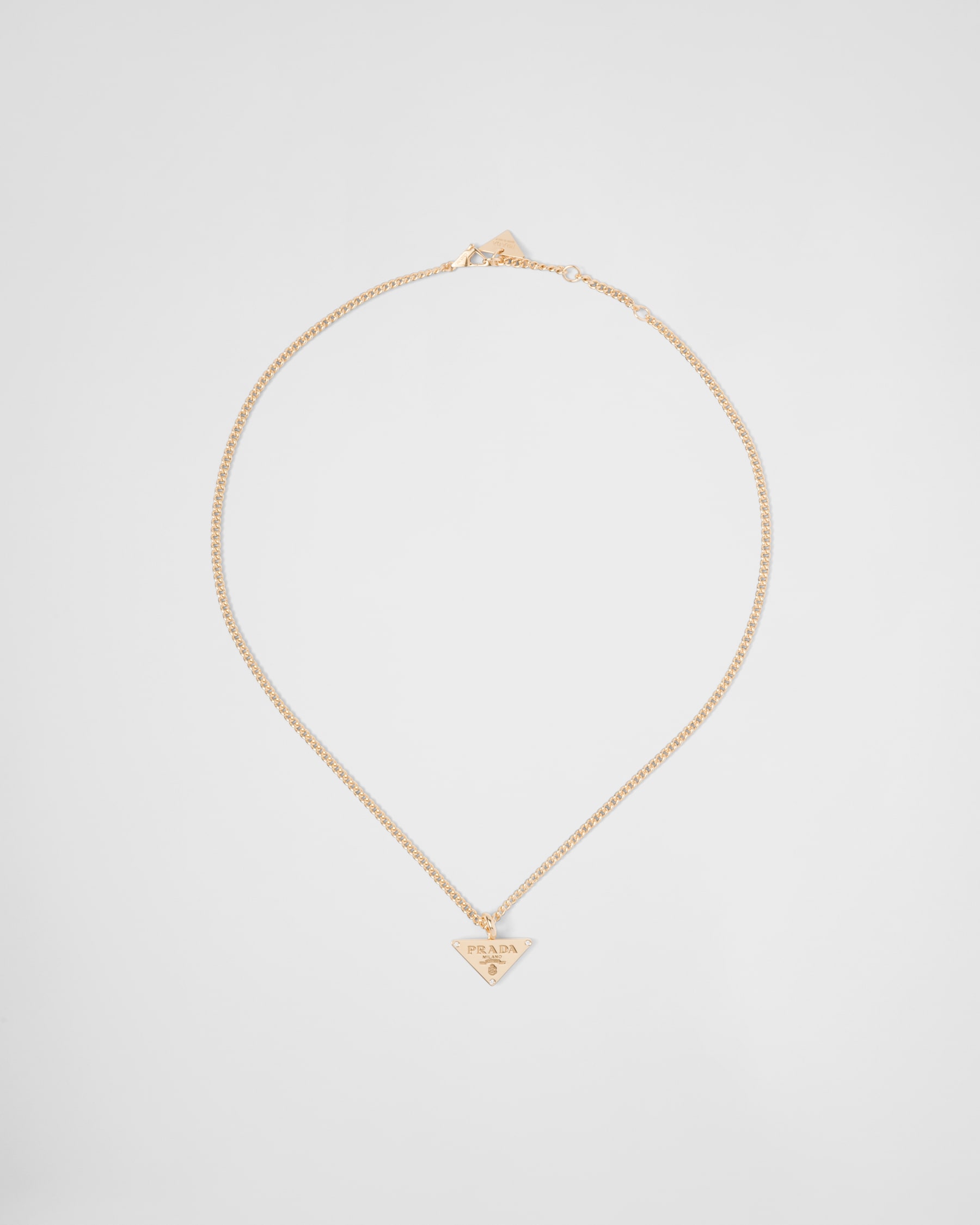 Prada Eternal Gold pendant necklace in yellow gold with diamonds