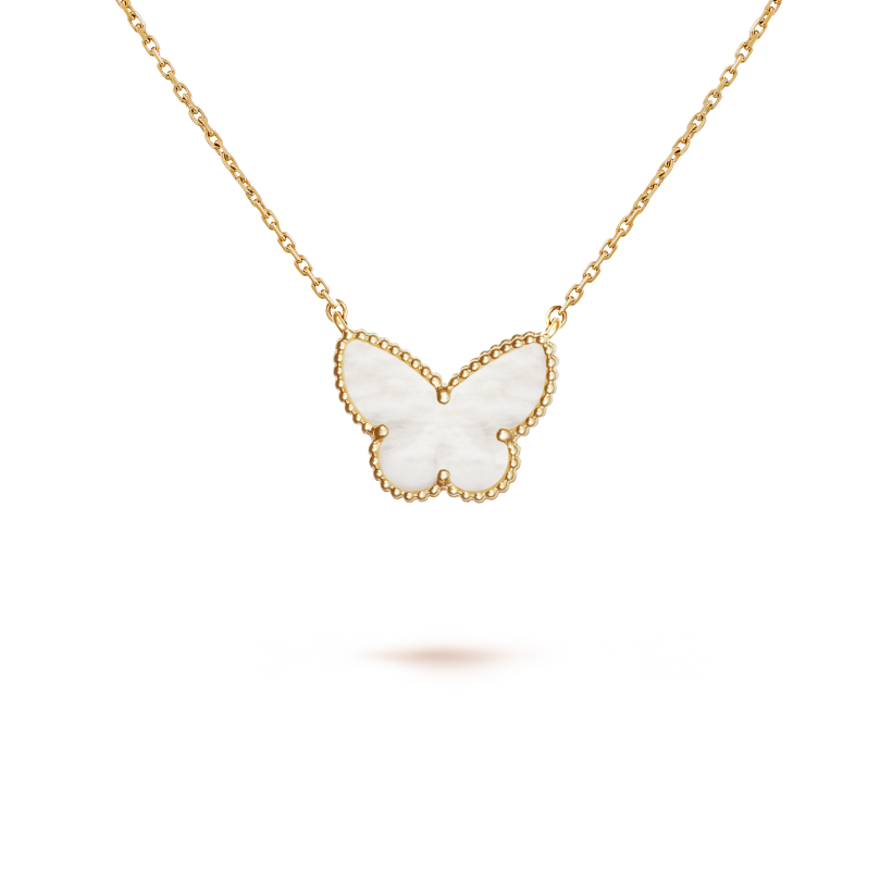 Van Cleef & Arpels Lucky Alhambra butterfly pendant