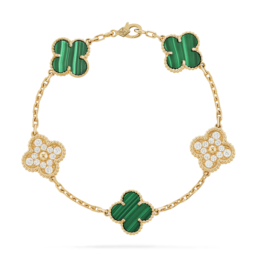 Van Cleef & Arpels Vintage Alhambra bracelet, 5 motifs