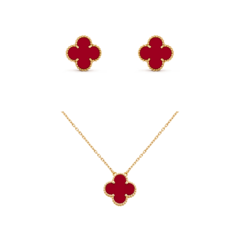 Van Cleef & Arpels Necklace + Earrings Set
