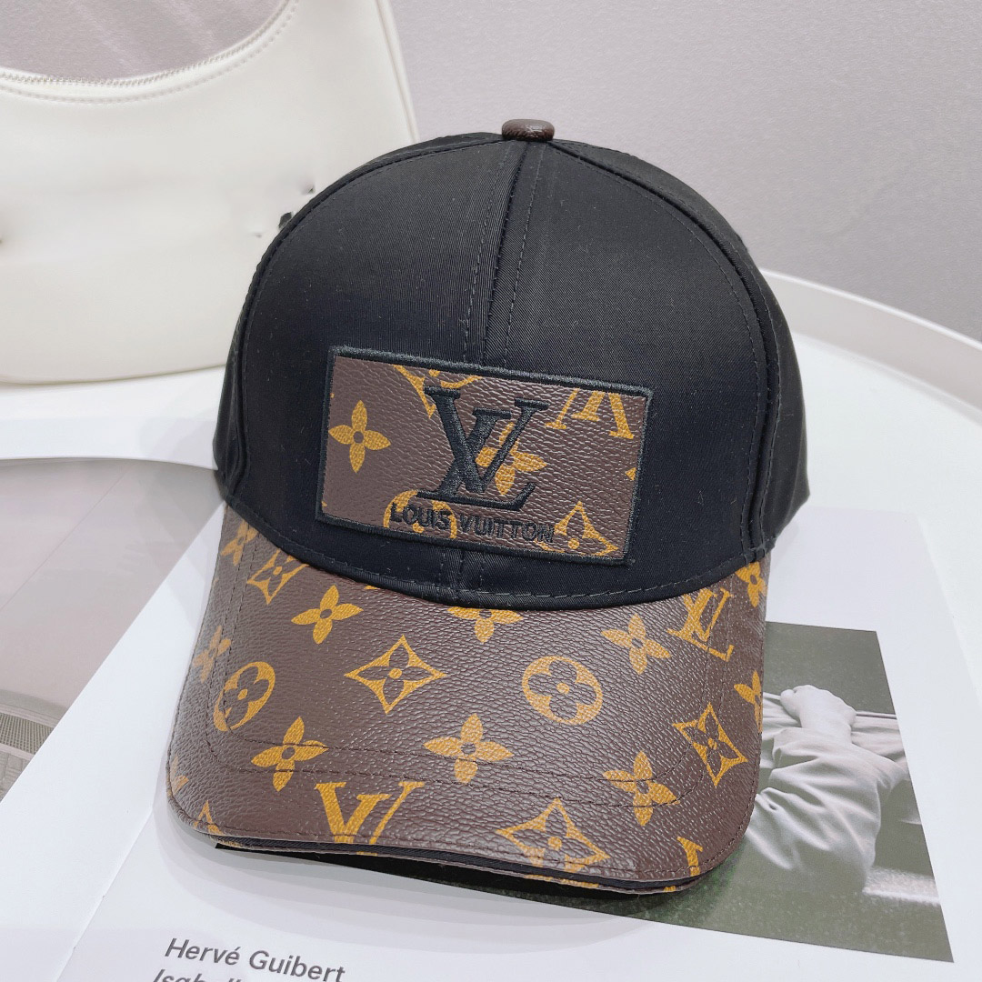 Louis Vuitton New Stitching Presbyopia Fisherman Cap - Black