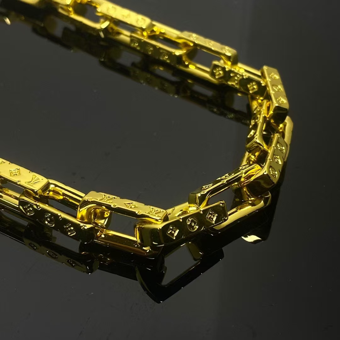 Louis Vuitton Monogram Chain Necklace
