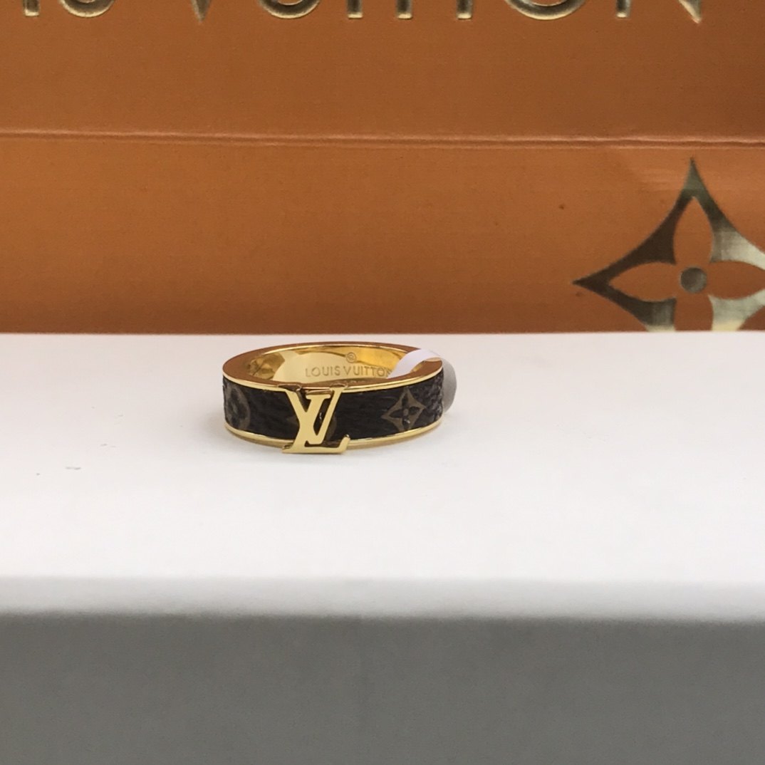 Louis Vuitton Nanogram Enamel Ring