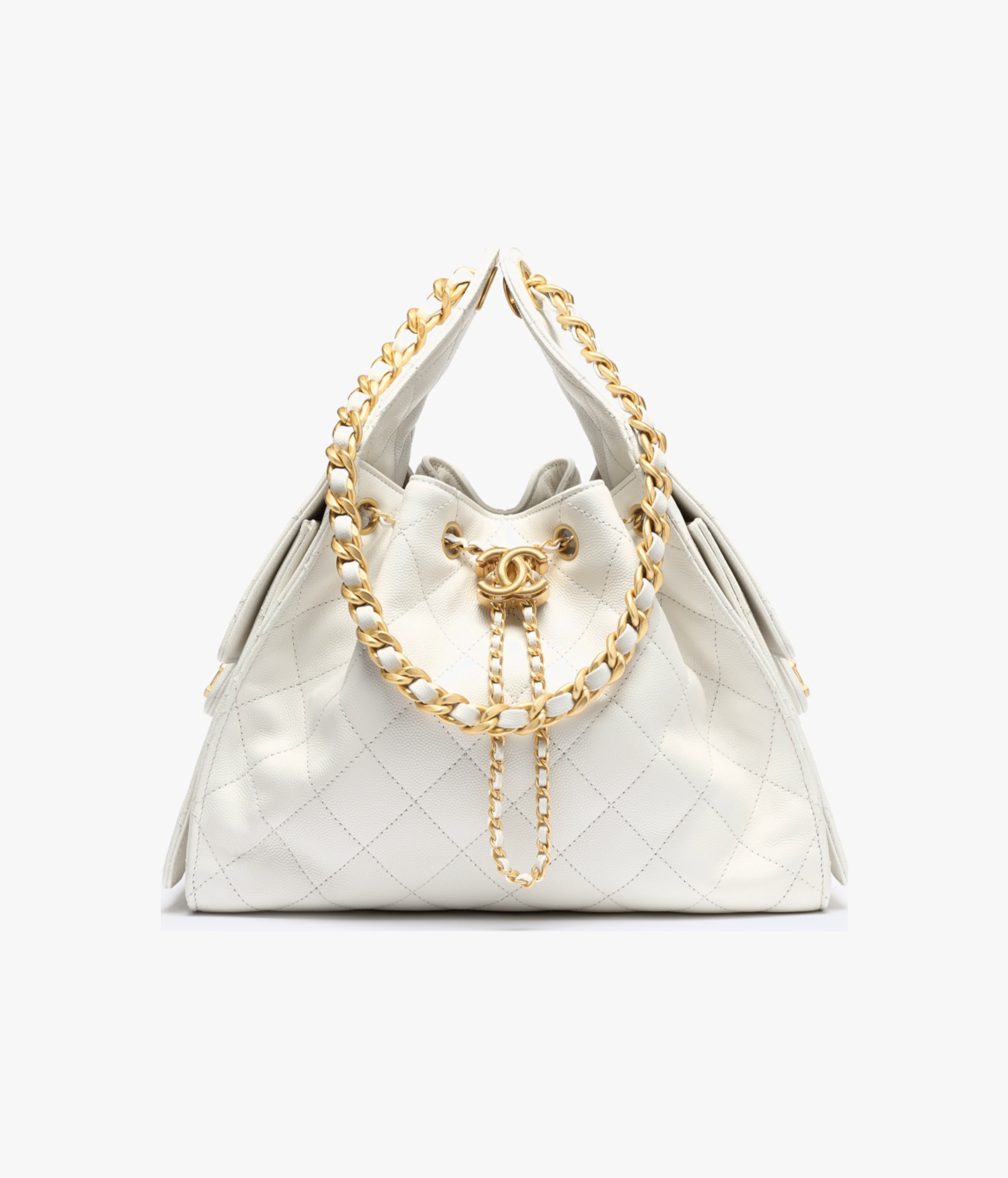 CHANEL 25 small bag(White)