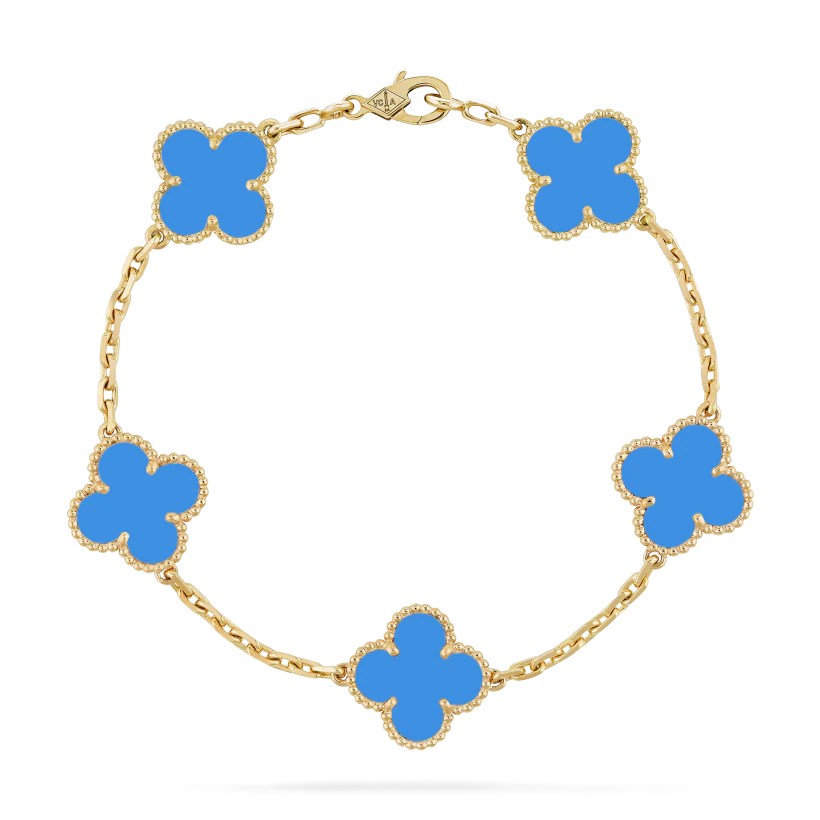 Van Cleef & Arpels Vintage Alhambra bracelet, 5 motifs