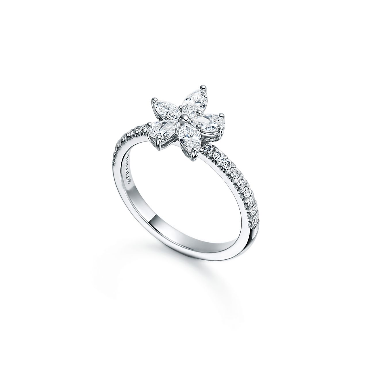 Tiffany & Co. Victoria Mixed Cluster Ring