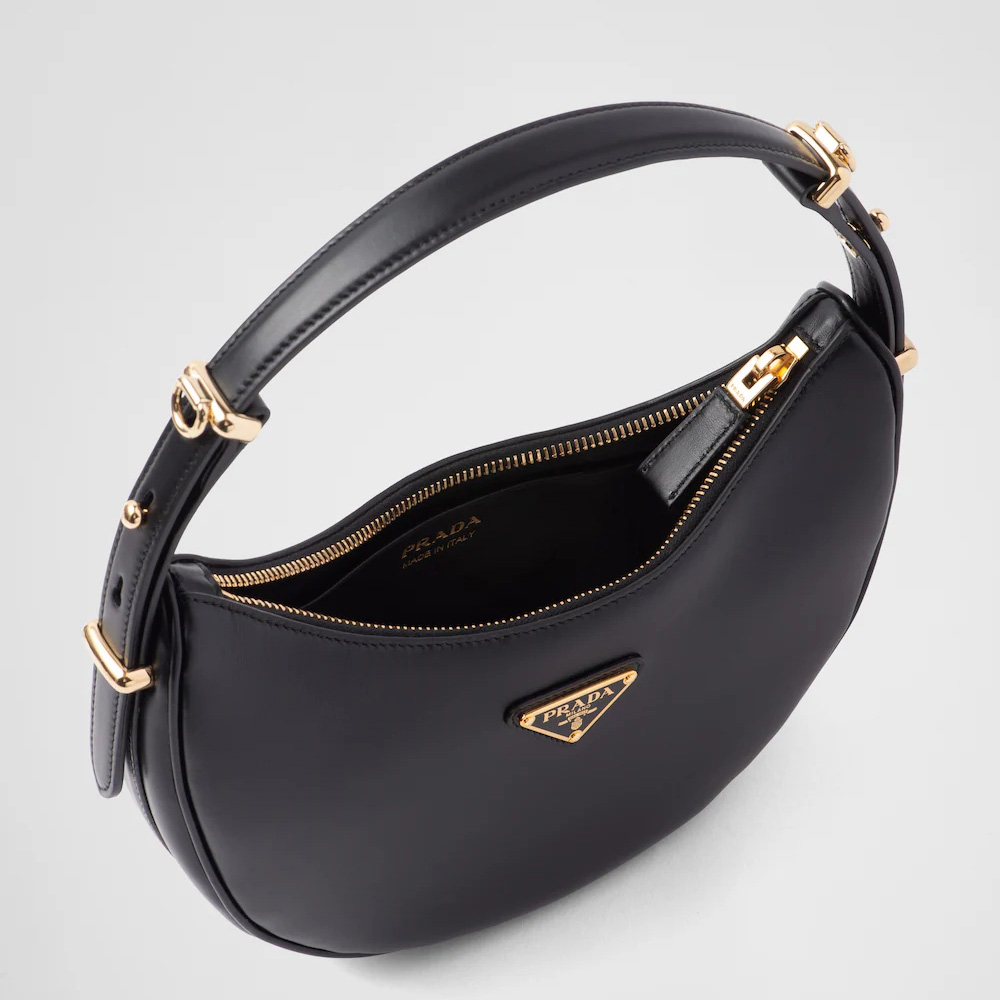 Arque leather shoulder bag