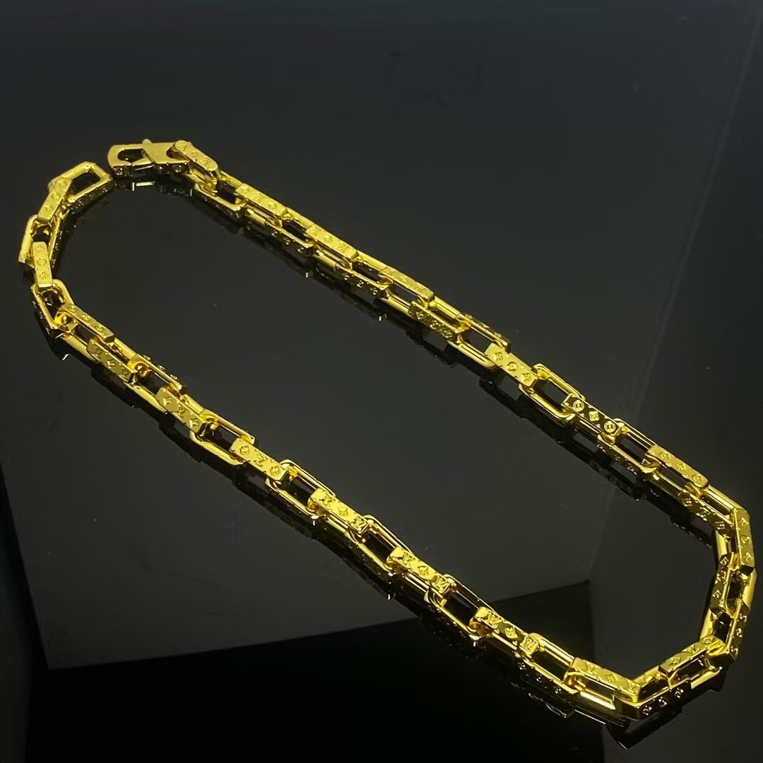 Louis Vuitton Monogram Chain Necklace