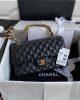 Chanel Classic Handbag Lambskin & Gold Metal A01112