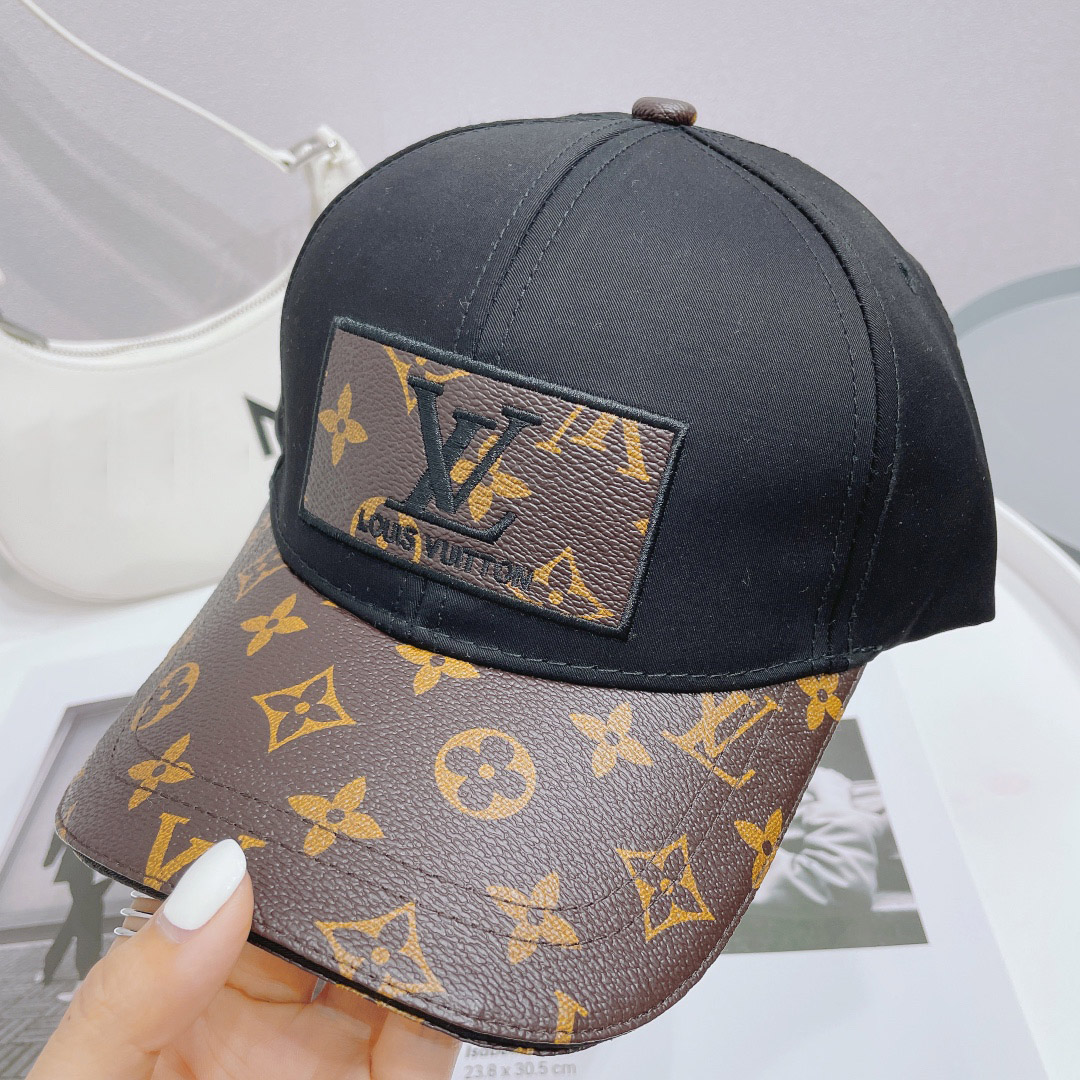 Louis Vuitton New Stitching Presbyopia Fisherman Cap - Black