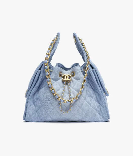 CHANEL 25 small bag(blue)