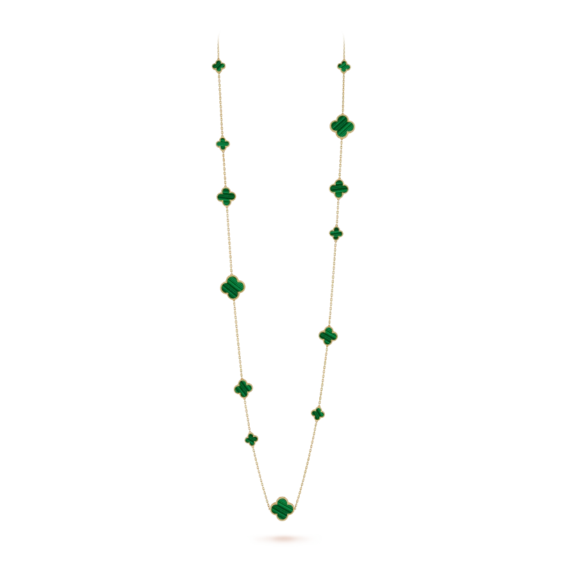 Van Cleef & Arpels Magic Alhambra long necklace, 16 motifs