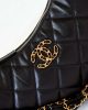 Chanel Aged Calfskin Quilted Small 19 Hobo Black