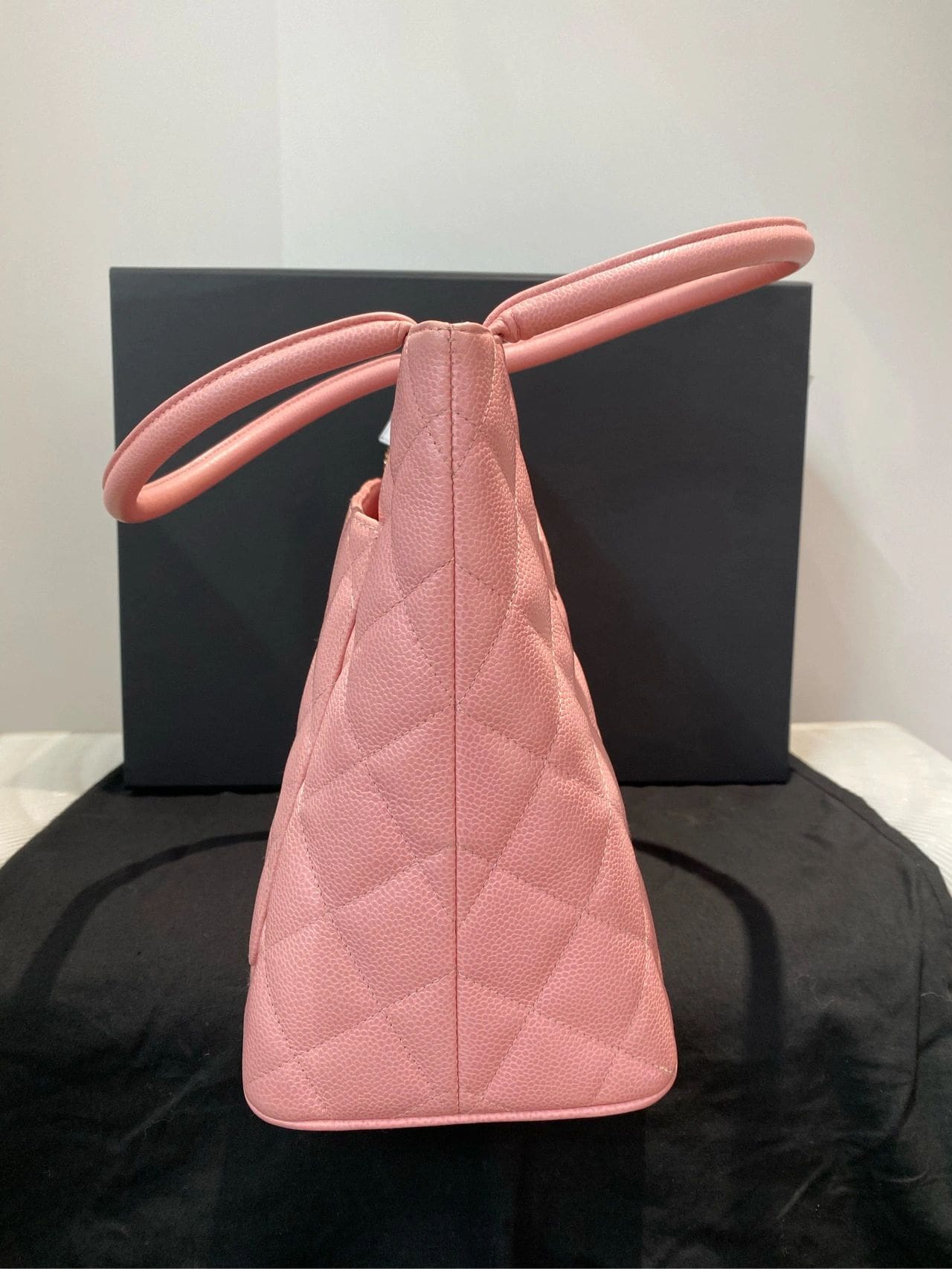 CHANEL Medallion Tote Bag Pink