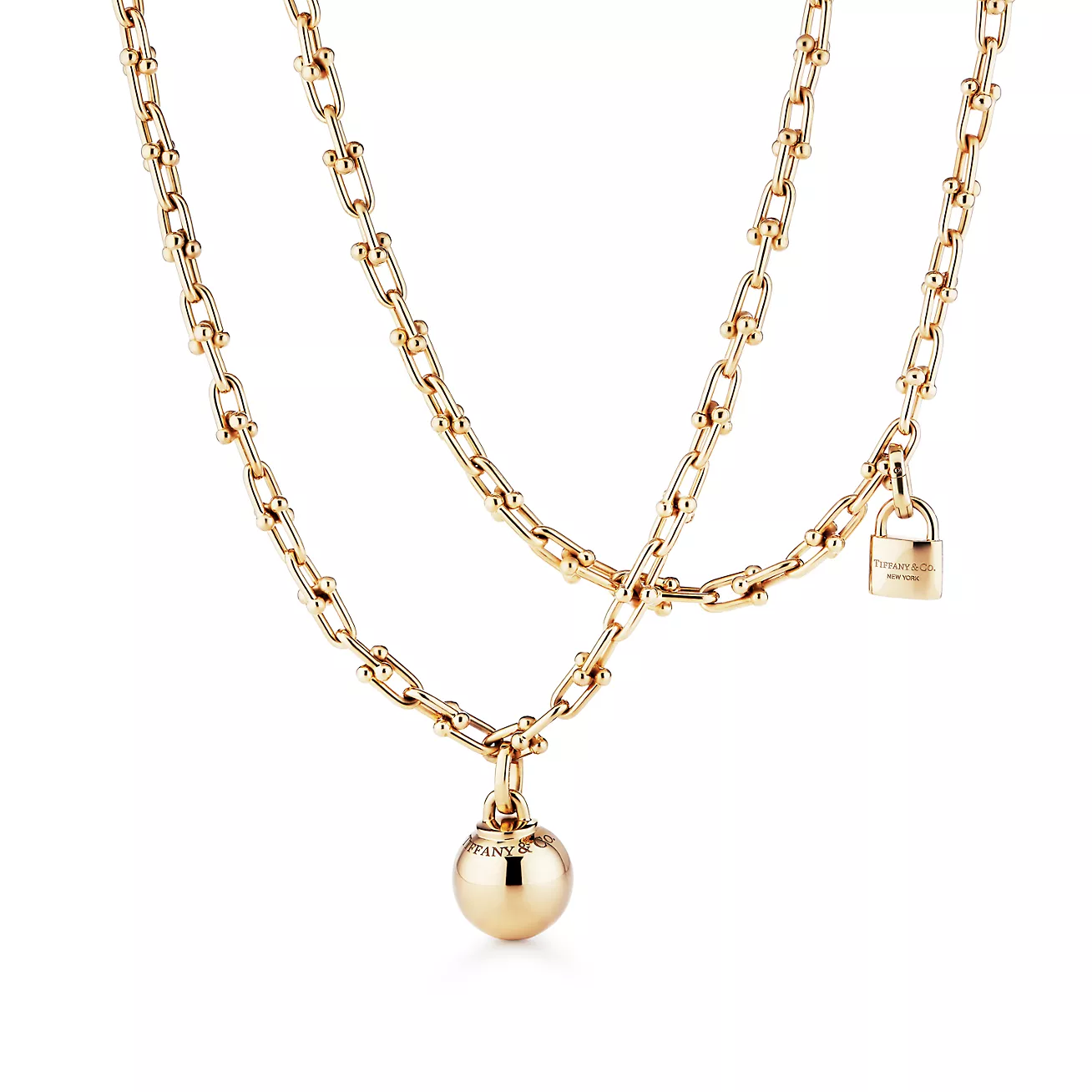Tiffany & Co. HardWear Small Wrap Necklace in Yellow Gold