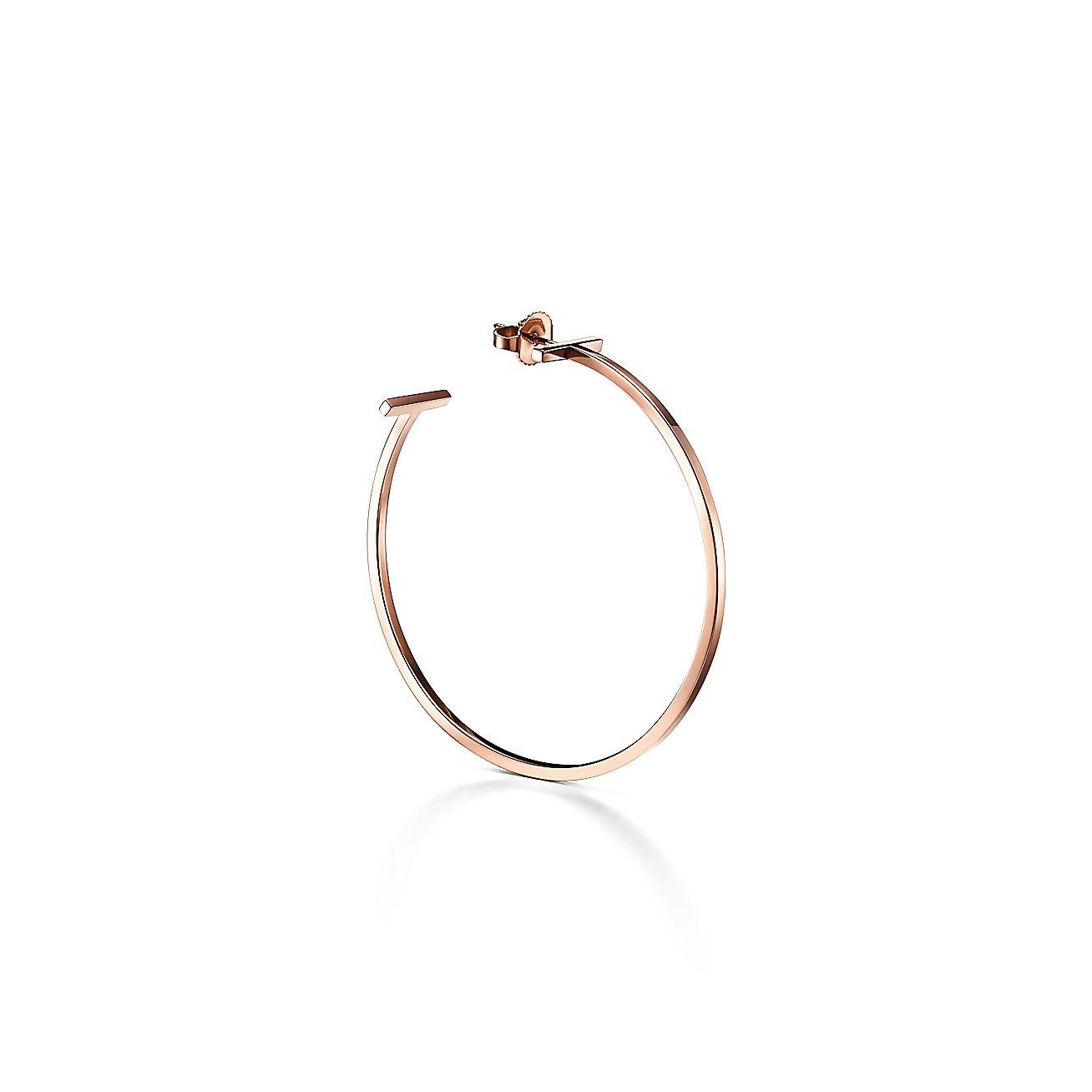 Tiffany & Co. T Wire Hoop Earrings