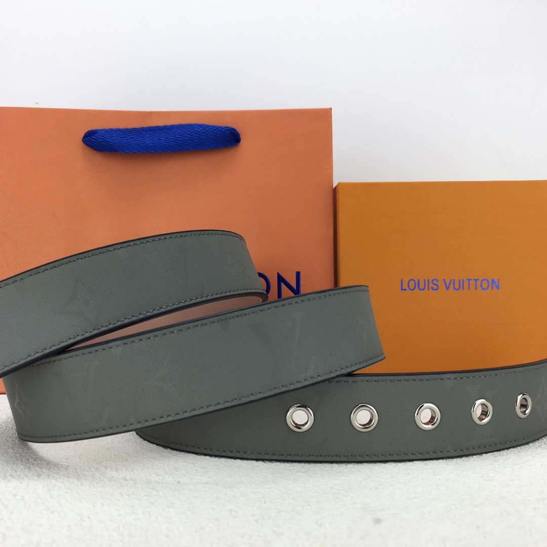 Louis Vuitton Monogram Titanium Belt