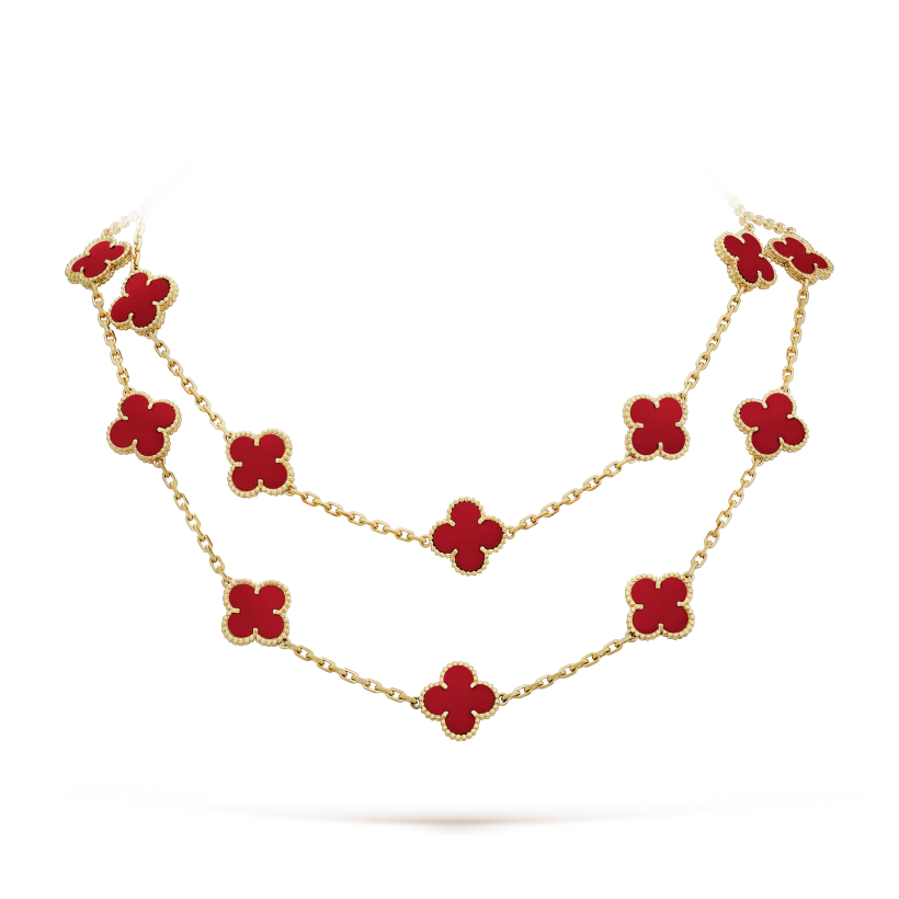 Van Cleef & Arpels Vintage Alhambra long necklace, 20 motifs