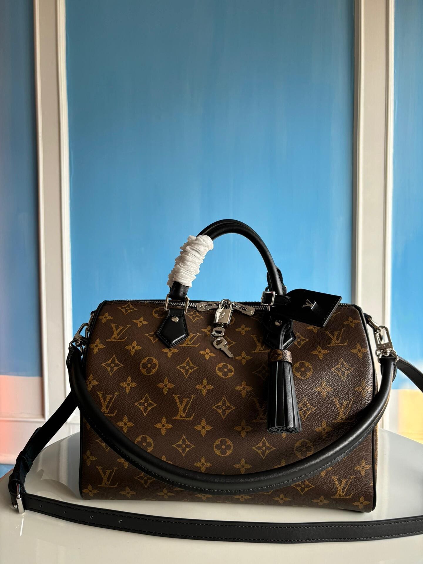 Louis Vuitton M12243 Speedy Soft 30 Dark