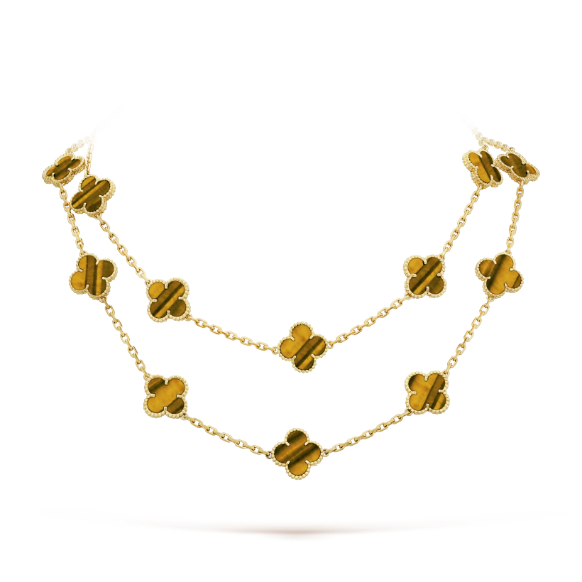 Van Cleef & Arpels Vintage Alhambra long necklace, 20 motifs