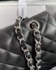 Chanel Classic Handbag Lambskin & Silver Metal A01112