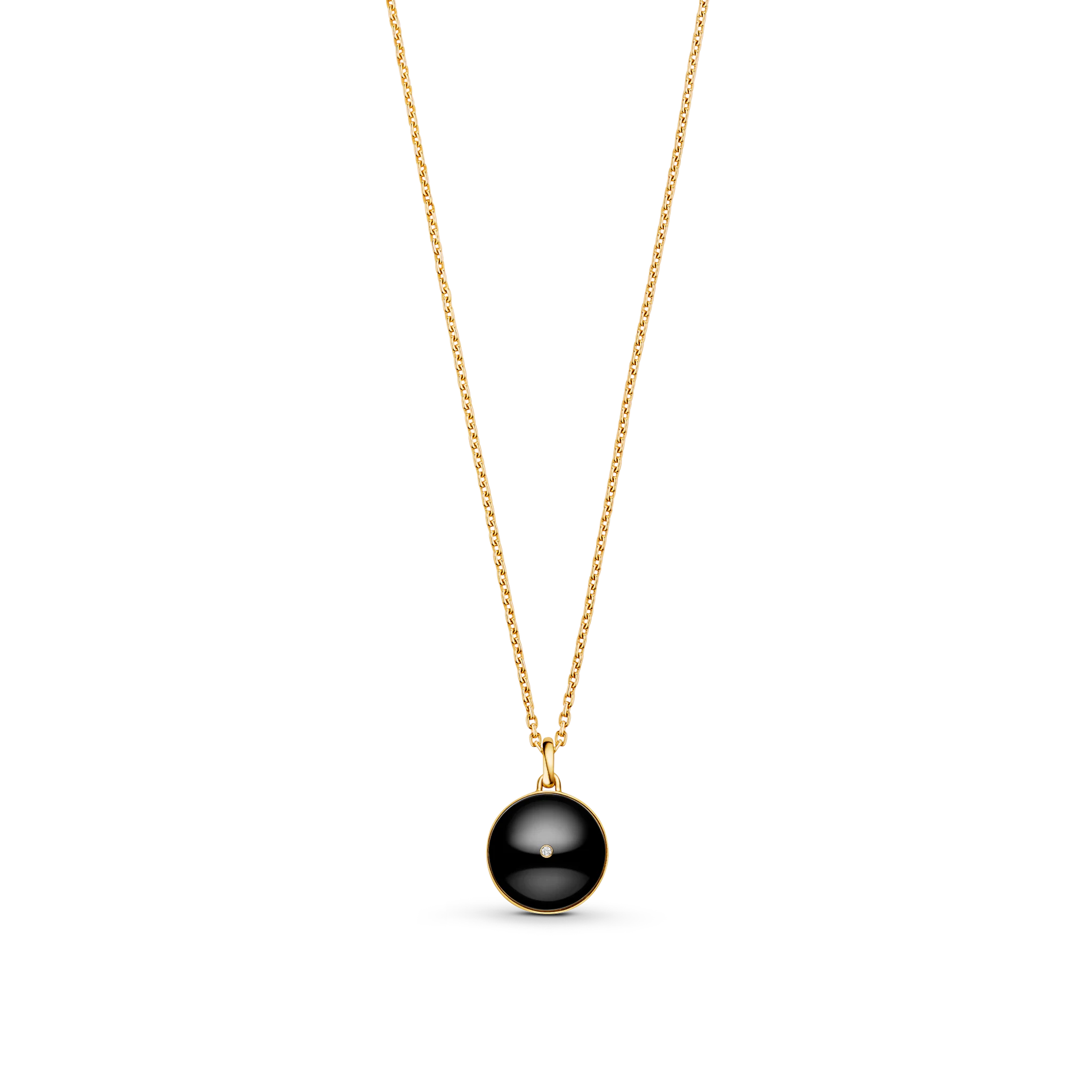 Louis Vuitton B Blossom Medallion, Yellow Gold, White Gold, Onyx And Diamonds