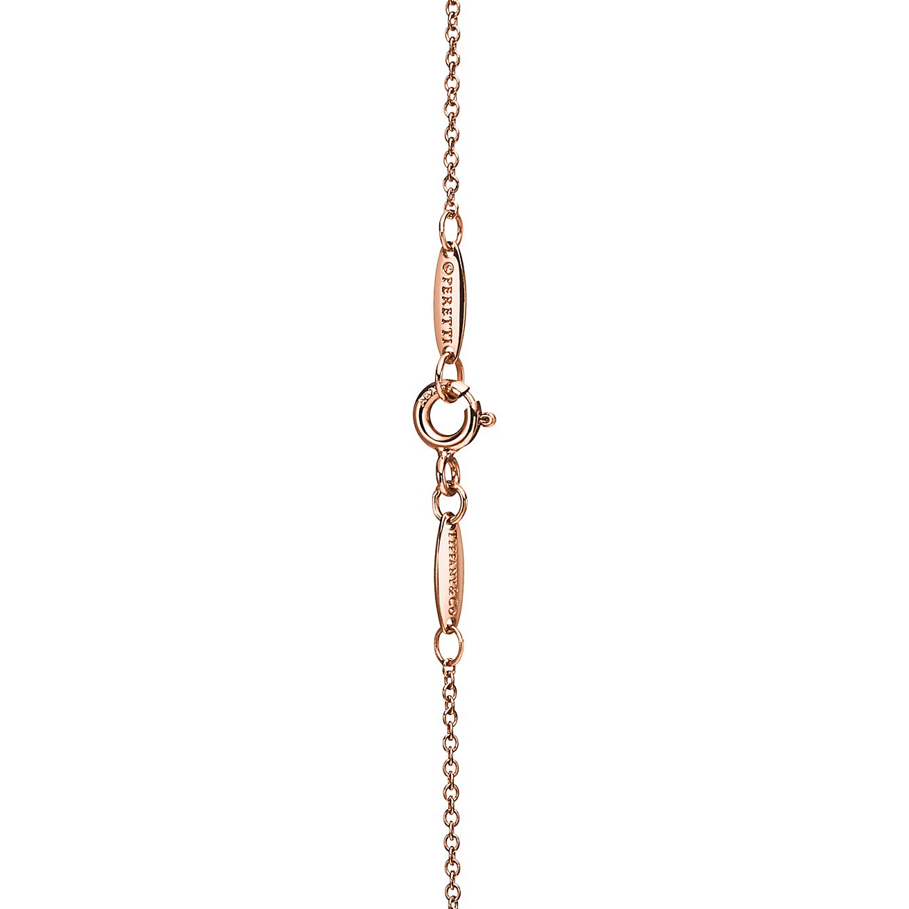 Tiffany & Co. Elsa Peretti Bean design Pendant in Rose Gold, 18 mm