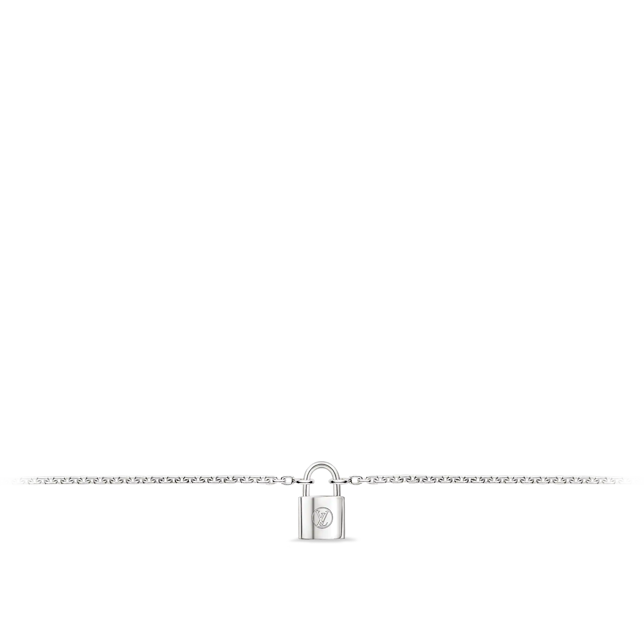 Louis Vuitton Silver Lockit bracelet, sterling silver