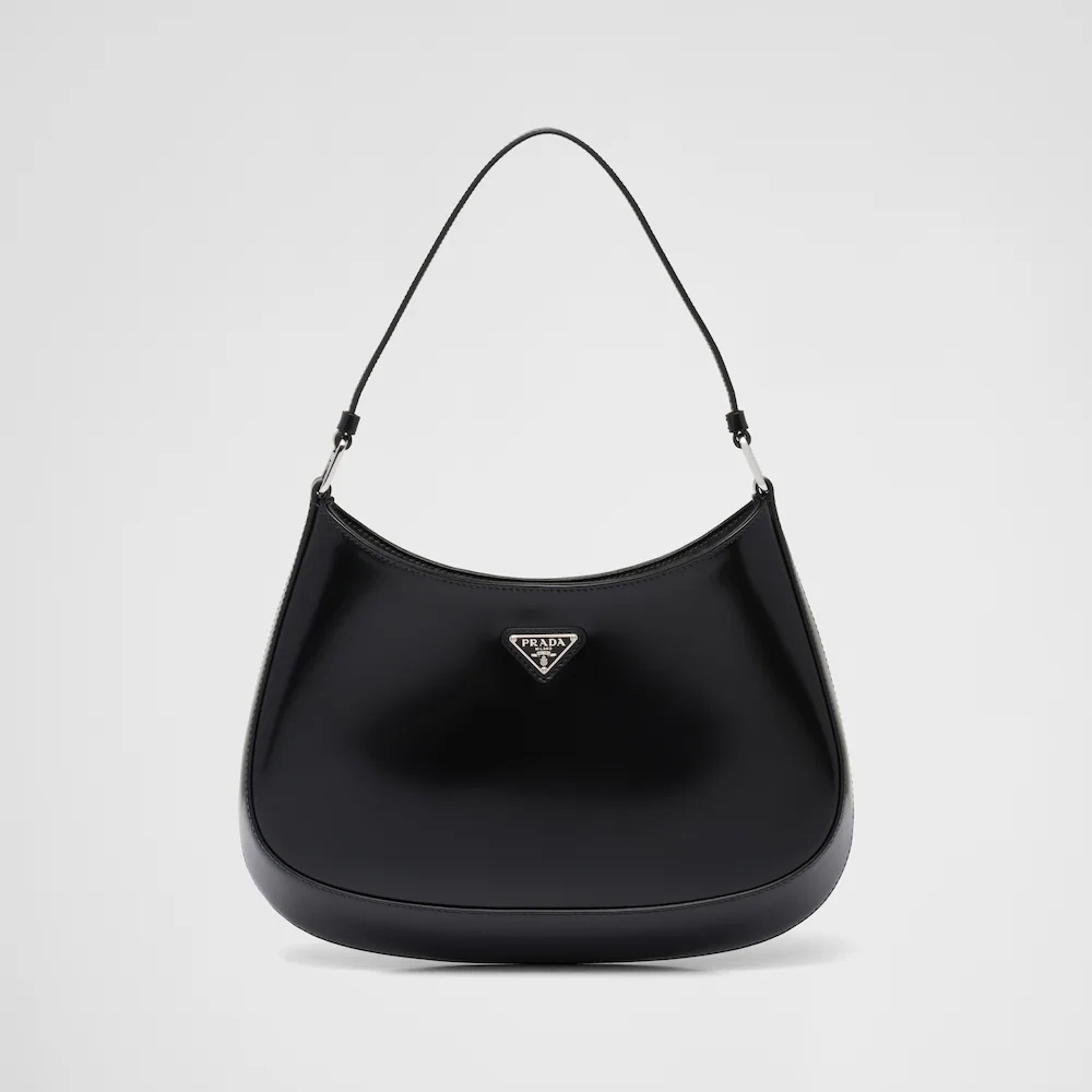 Cleo brushed leather shoulder bag