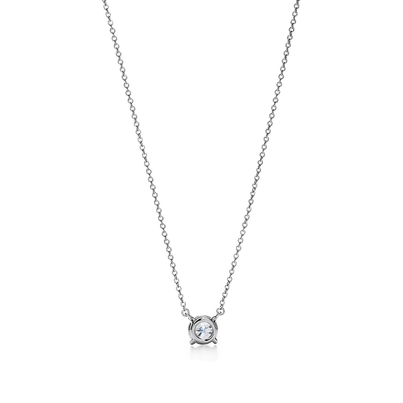 Tiffany & Co. solitaire diamond pendant