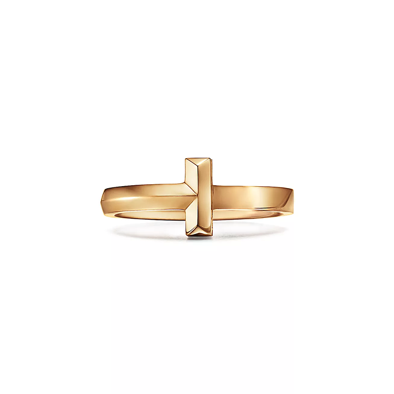 Tiffany & Co. T T1 Ring in Yellow Gold, 2.5 mm Wide