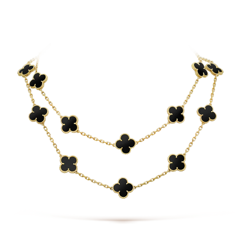 Van Cleef & Arpels Vintage Alhambra long necklace, 20 motifs
