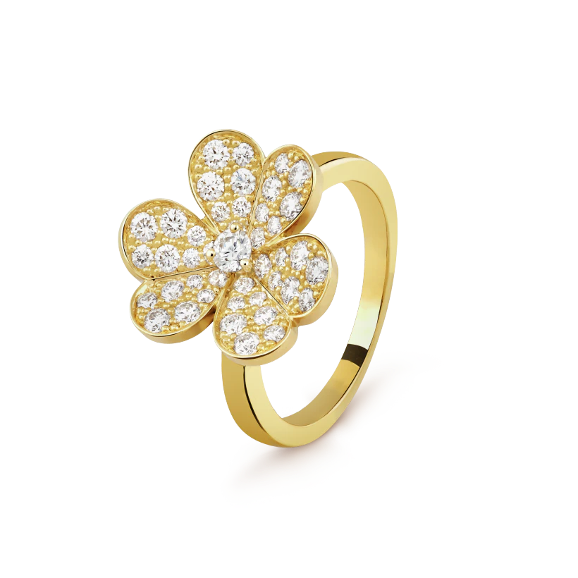 Van Cleef & Arpels Frivole ring, 1 flower, small model