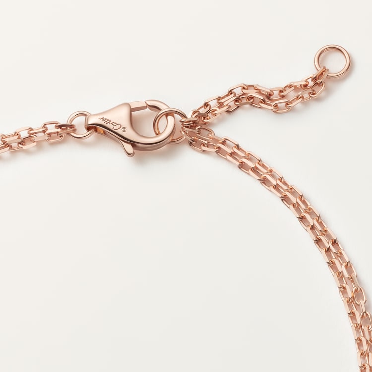 Cartier LOVE bracelet, on chain, 2 diamonds
