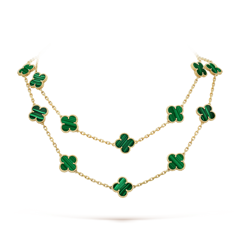 Van Cleef & Arpels Vintage Alhambra long necklace, 20 motifs