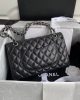 Chanel Classic Handbag Lambskin & Silver Metal A01112