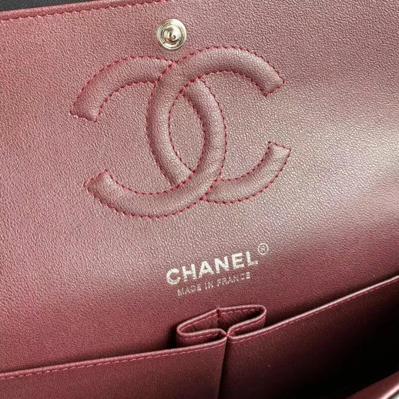 Chanel Pantent Leather Class-Flap Bag A01112