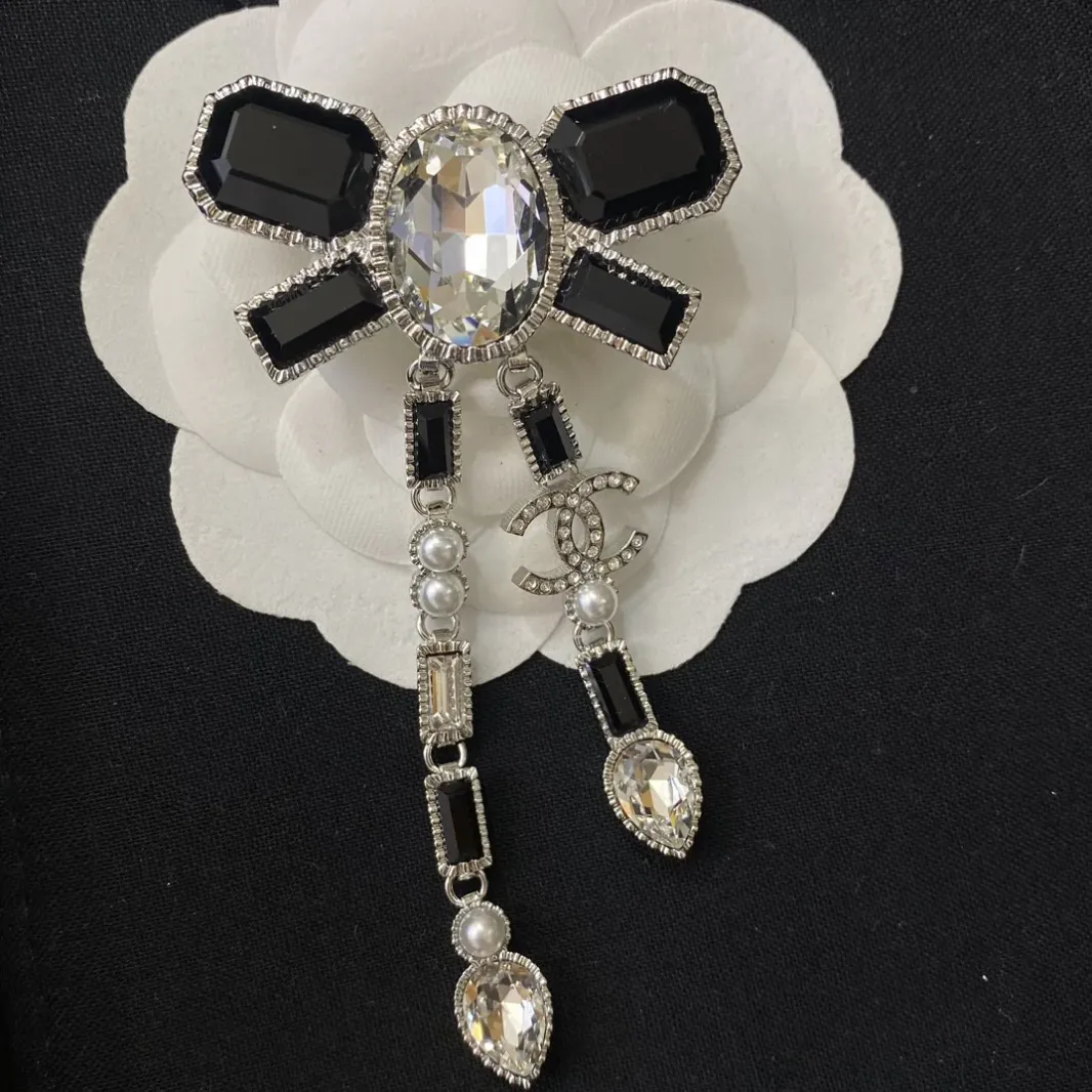 High quality 23k CC brooch