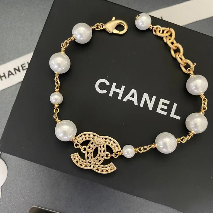 Pearl Double C Pearl Bracelet