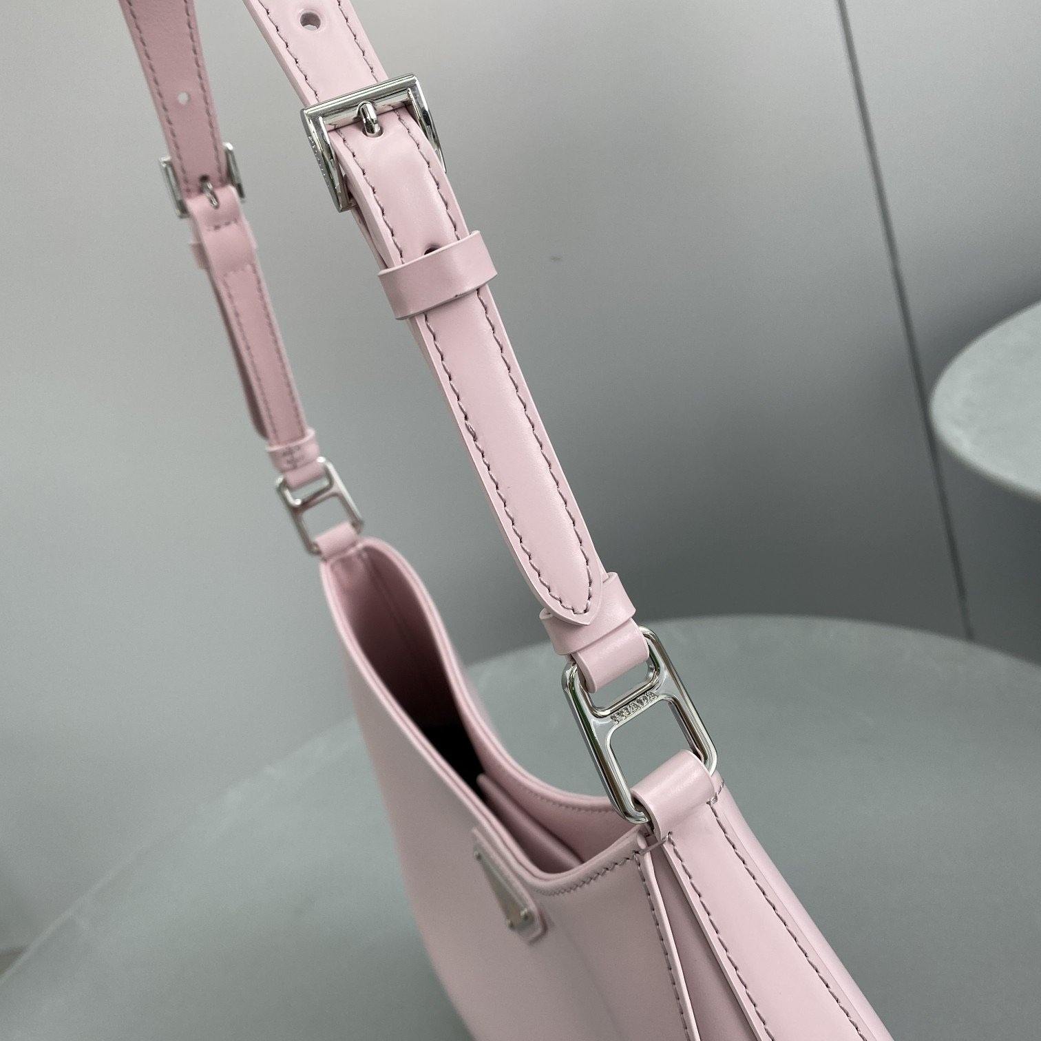 Prada Cleo Brushed Leather  Shoulder Bag