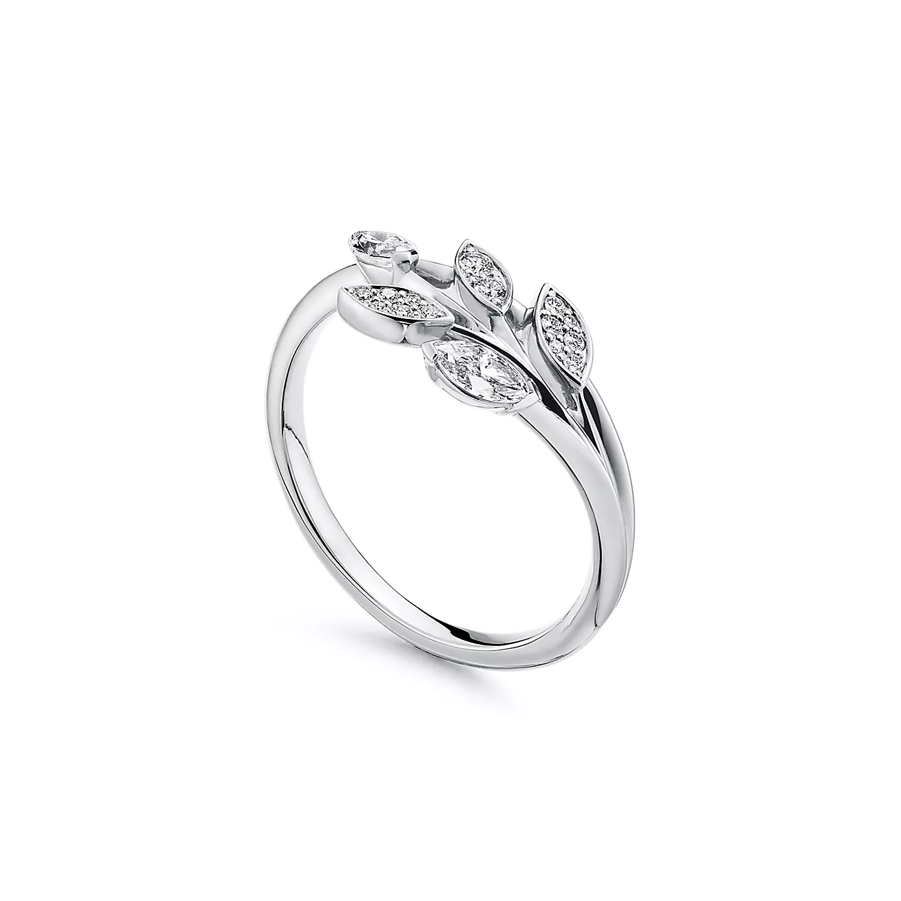 Tiffany & Co. Victoria Diamond Vine Ring in Platinum