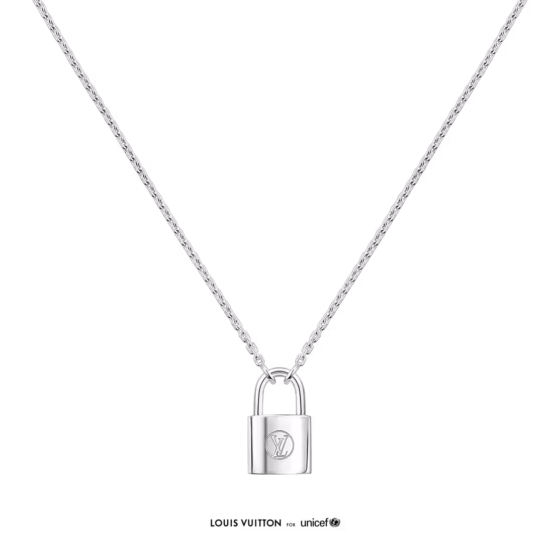 Louis Vuitton Silver Lockit pendant, sterling silver Q93559